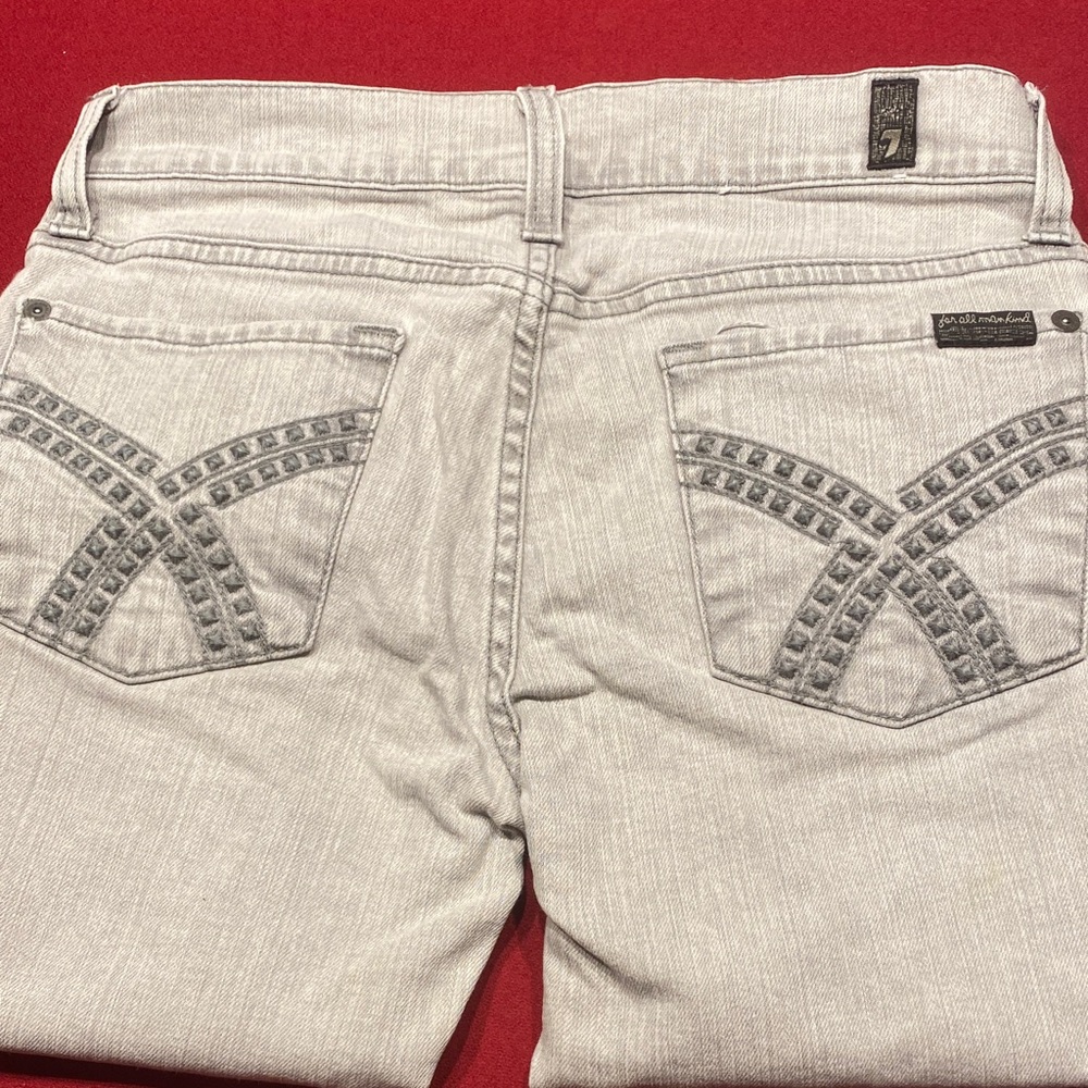 Women's Gray Jeans - Picture 5 of 7